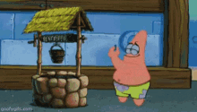 Gif animé puit Bob l'éponge